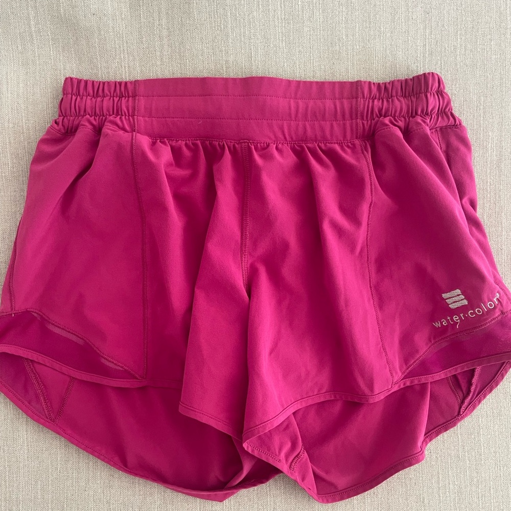 Lululemon Athletica Pink Athletic Shorts with Elastic Waistband